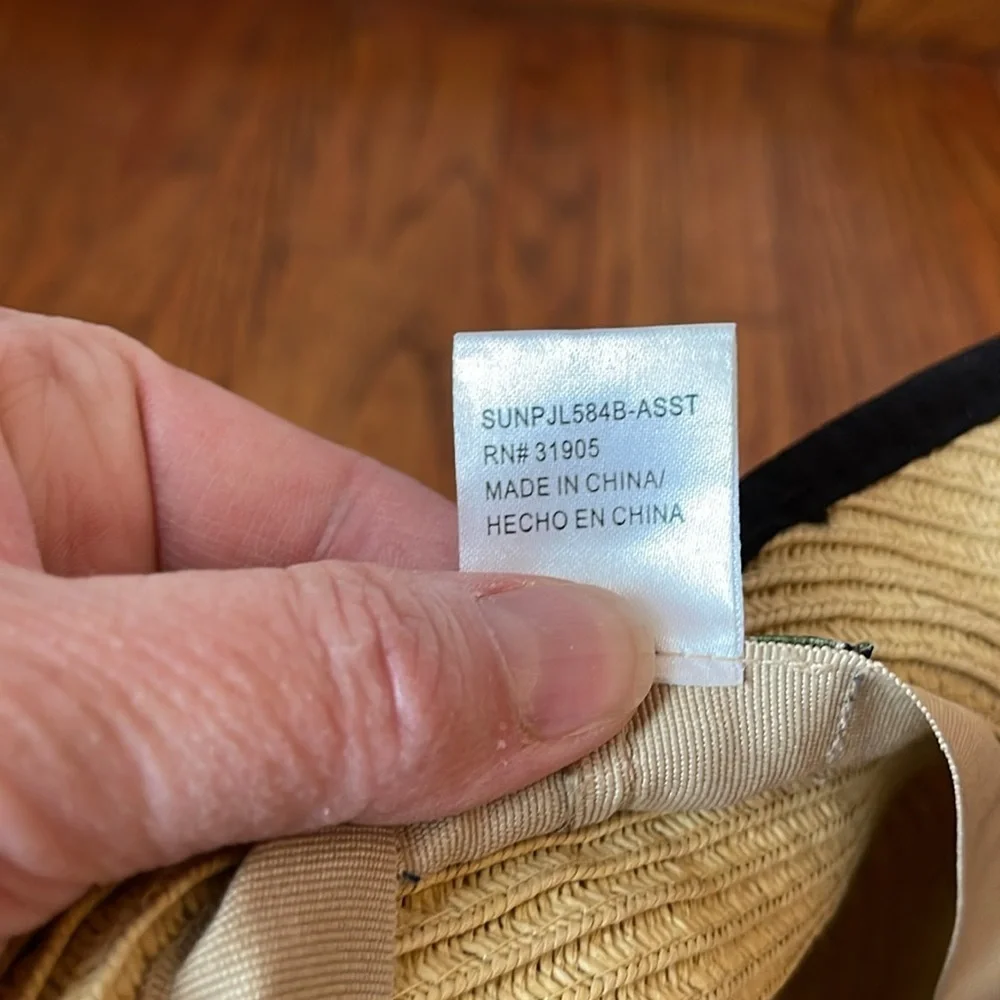 Panama Jack 100% Paper Beach Sun Hat One Size